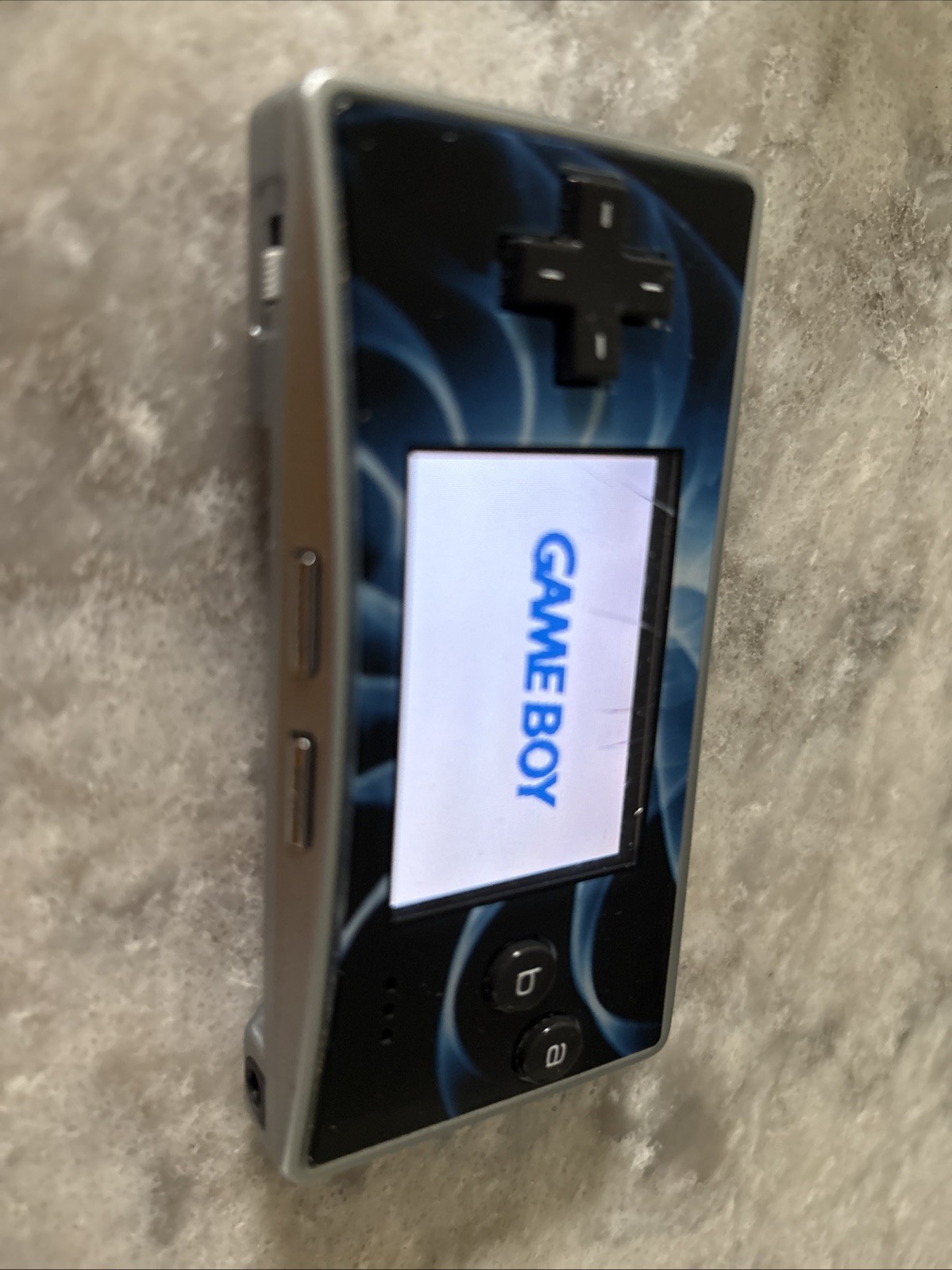 Nintendo Gameboy Advance GBA Micro Handheld Console Black/Silver USB Charger