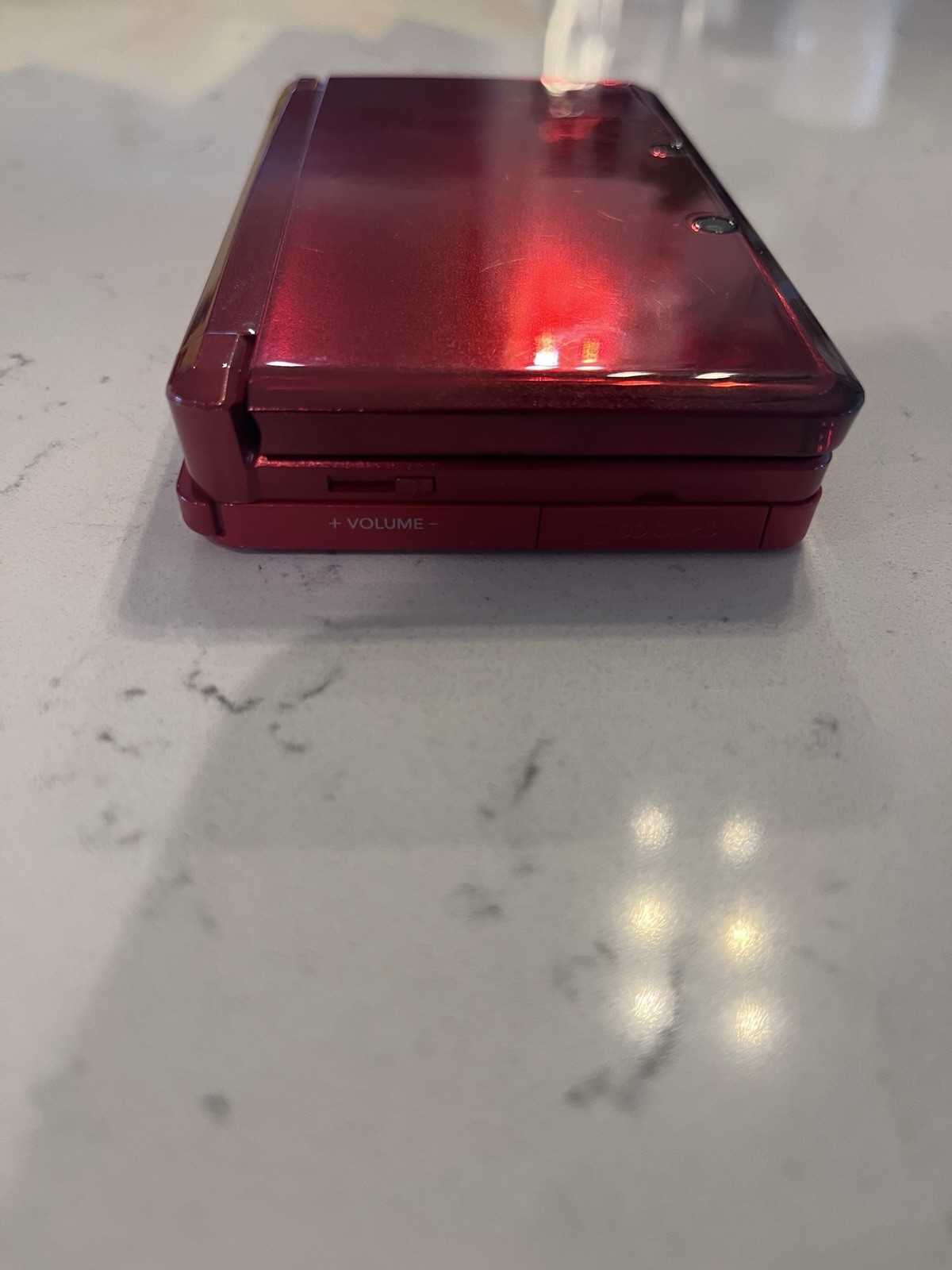 Nintendo 3DS Red Handheld Console Wi-Fi Capability Headphone Jack