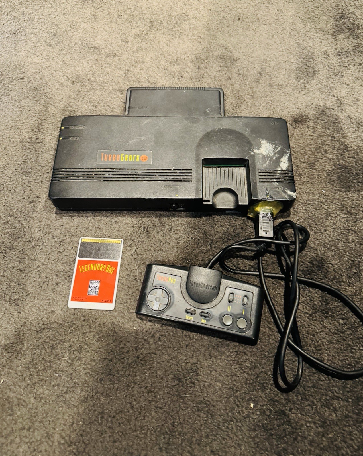 NEC TurboGrafx-16 System Console and Controller-Untested – No cords – For Parts?