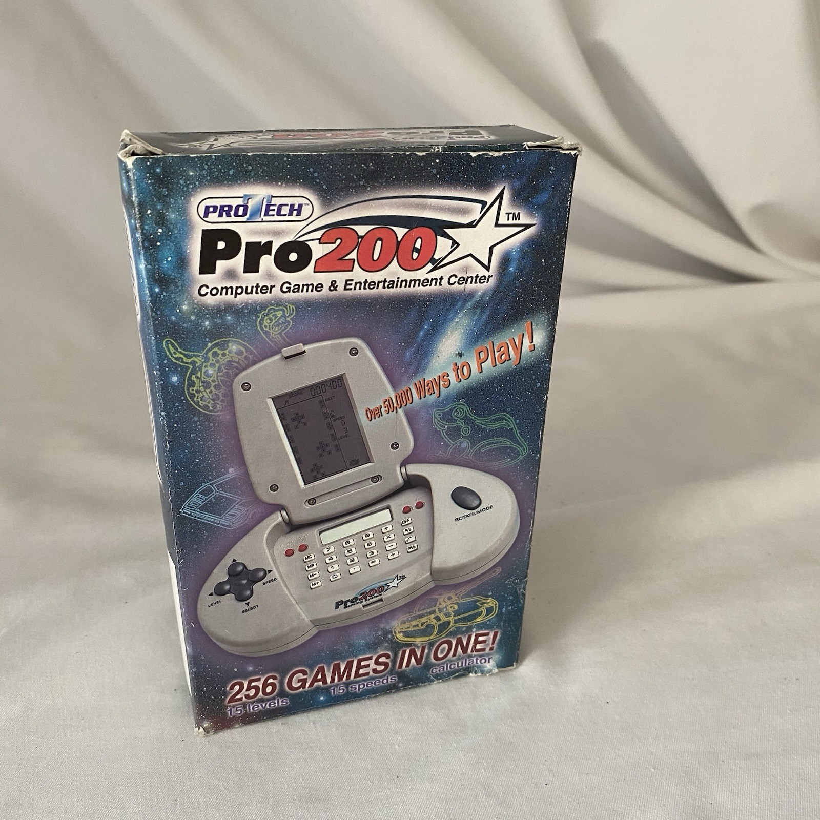 VTG Game Pro-Tech Pro 200 Gaming System Tested 1998 Hand Held Toy READ