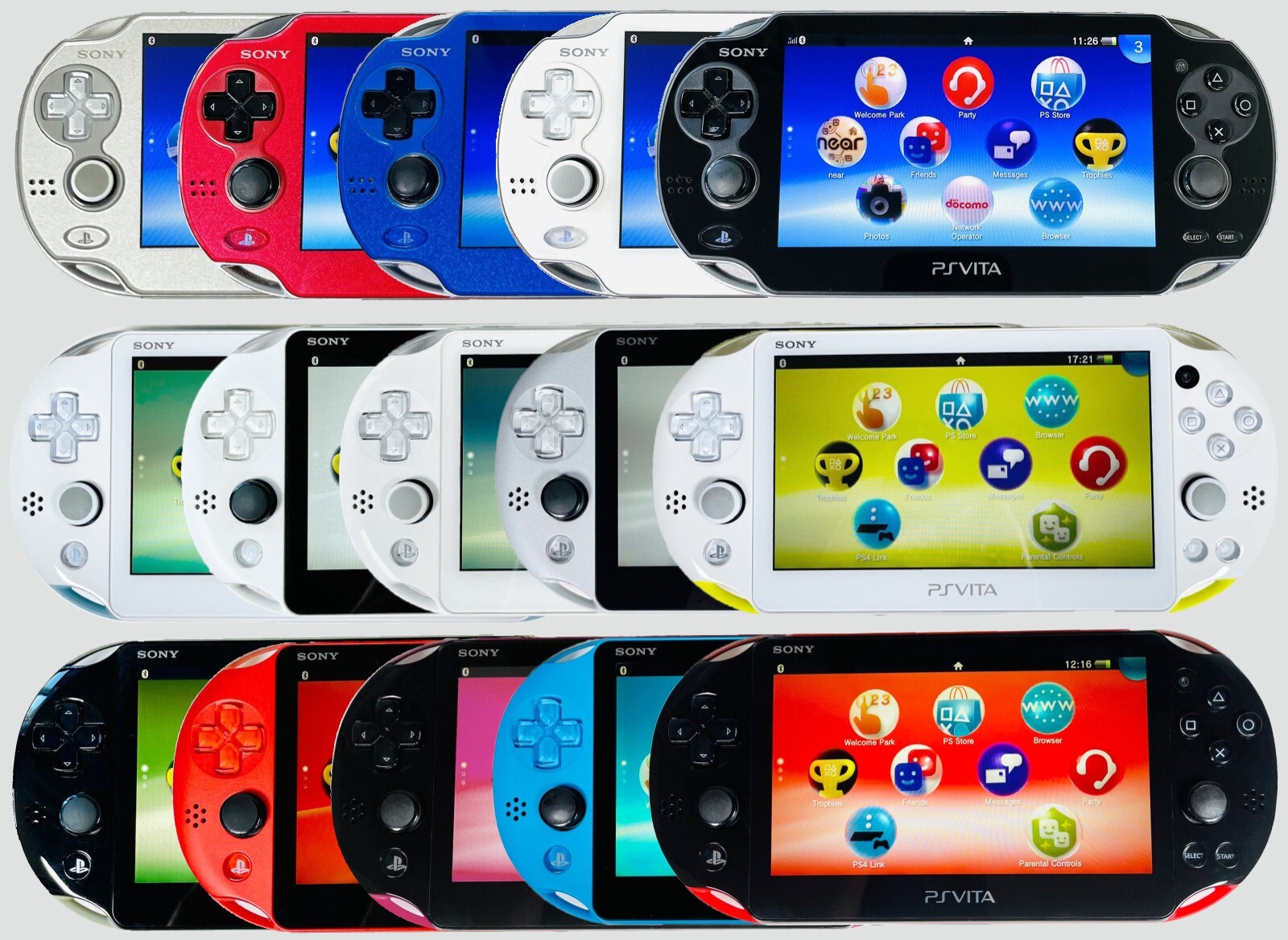 Sony PS Vita 1000 2000 Region Free Console (Choose Model) w Charger – USA Seller