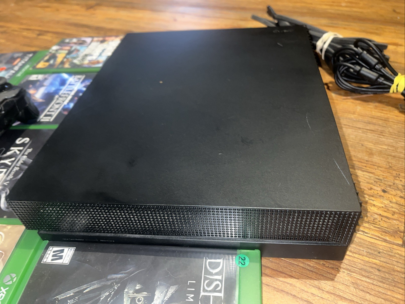 Microsoft Xbox One X 1TB Black Console 1 Controller 10 Games Bundle