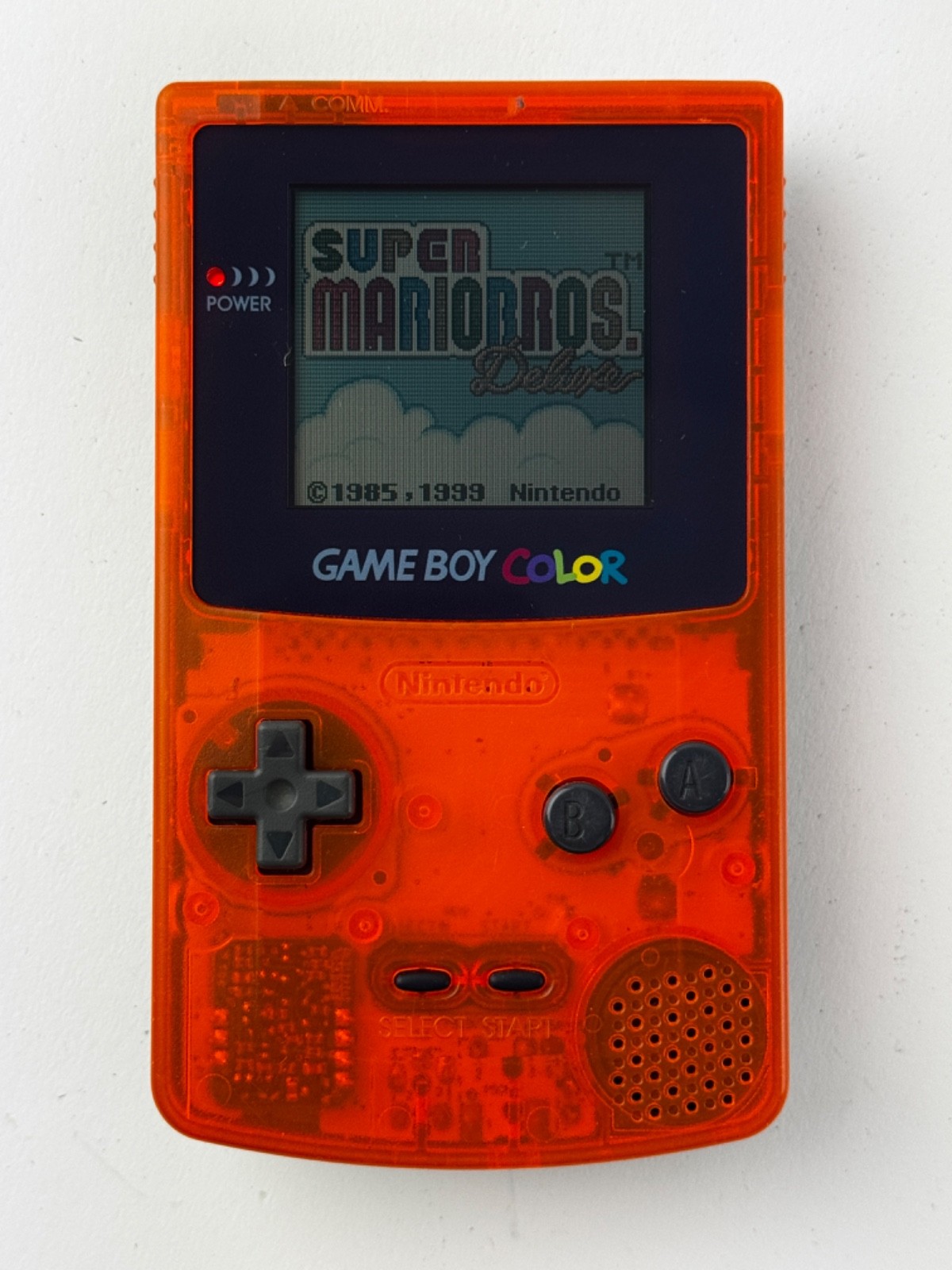 Nintendo Gameboy Color Daiei Hawks Limited Edition Orange & Black Console GBC