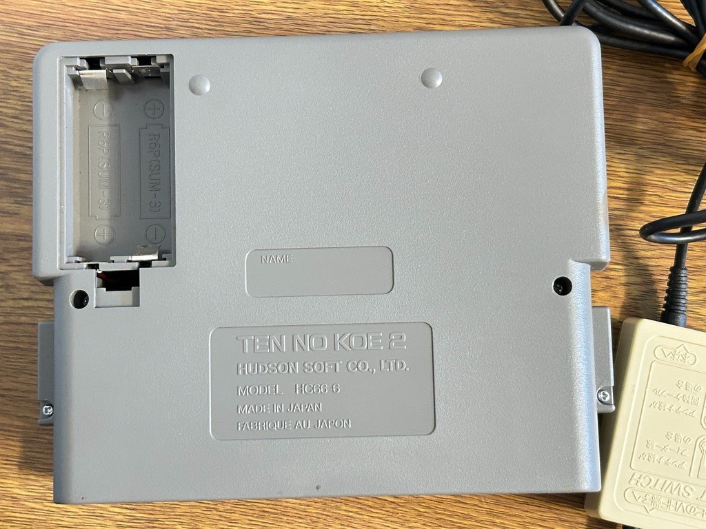NEC PC Engine PI-TG001 Console Bundle Tennoe 2 Backup Unit HuCard Japan Tested