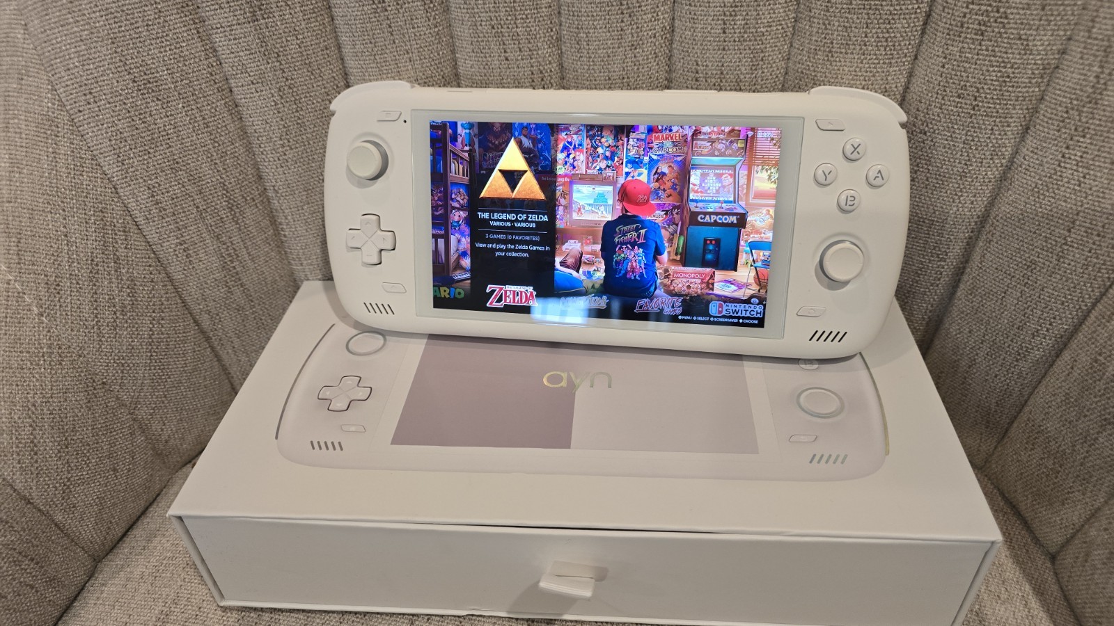 Ayn Odin 2 Pro 12GB RAM, 256GB | White | Excellent Condition
