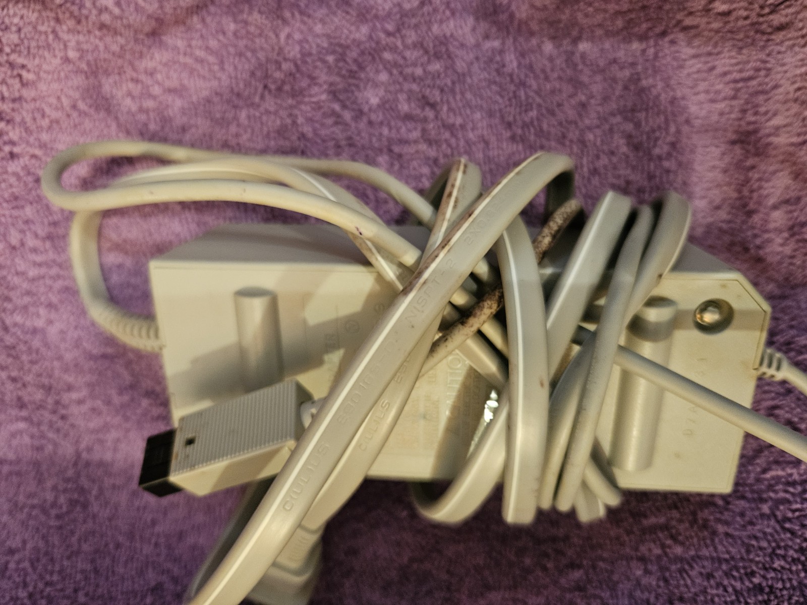 Wii Console With Two Games. No Controllers.