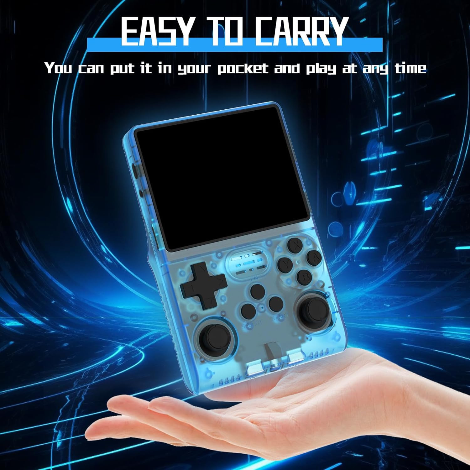 R40S PRO Handheld Game Console 3.5 Inch IPS Screen Mini Retro Console 30000Games
