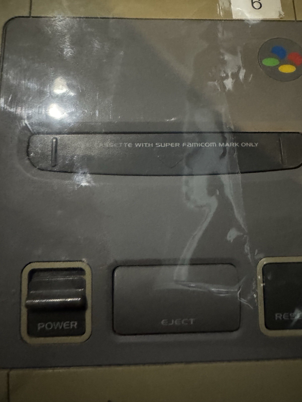 Nintendo Super Famicom Japan HVC-001 Home Console Gray Beige Composite RCA