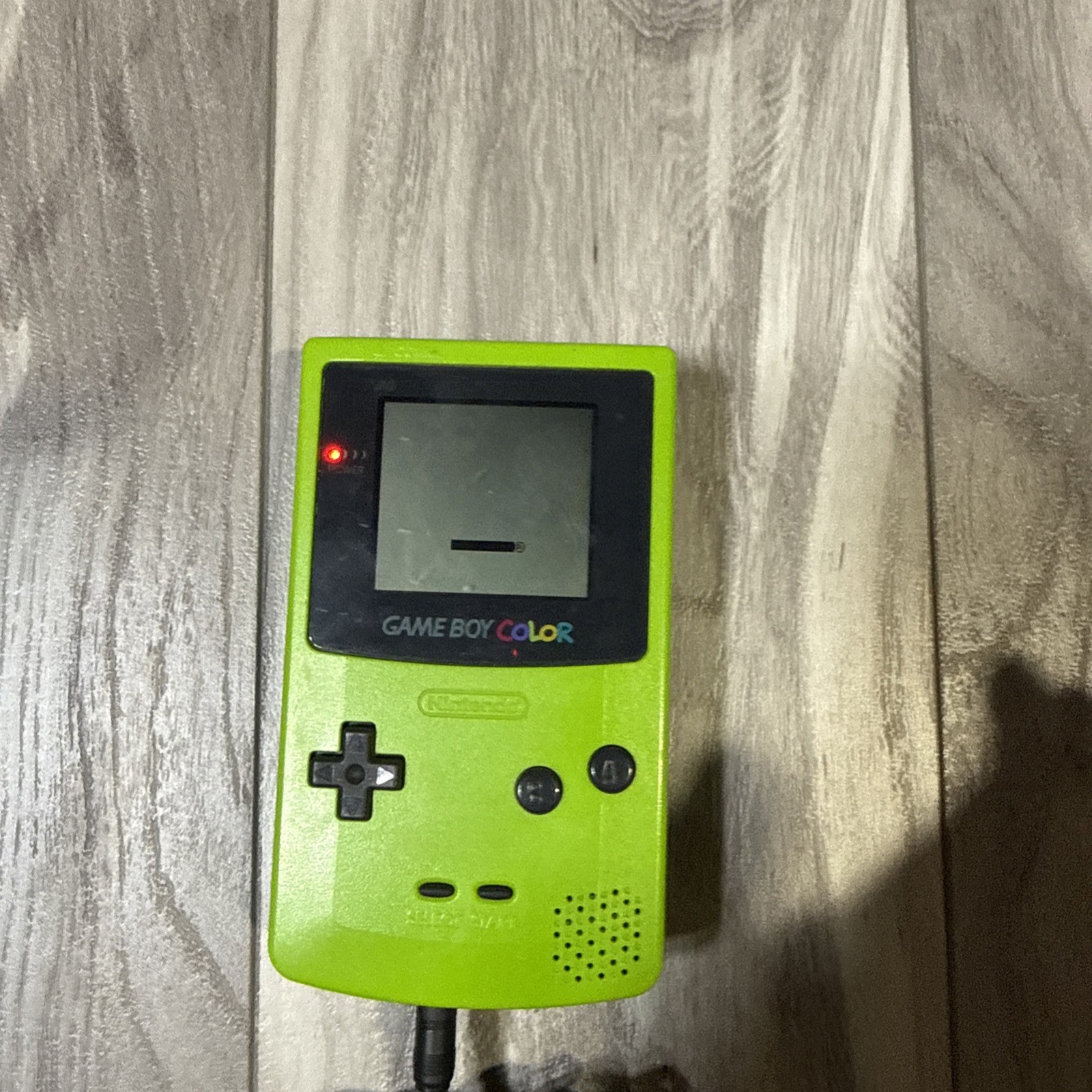1998 Nintendo Game Boy Color Handheld Console Kiwi Lime (CGB-001) Works