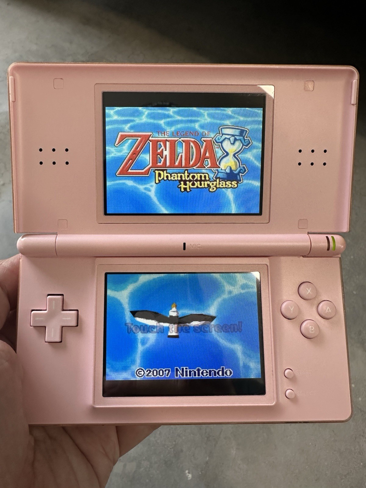 Nintendo DS Lite Portable Gaming Console – Coral Pink (Tested, Working)