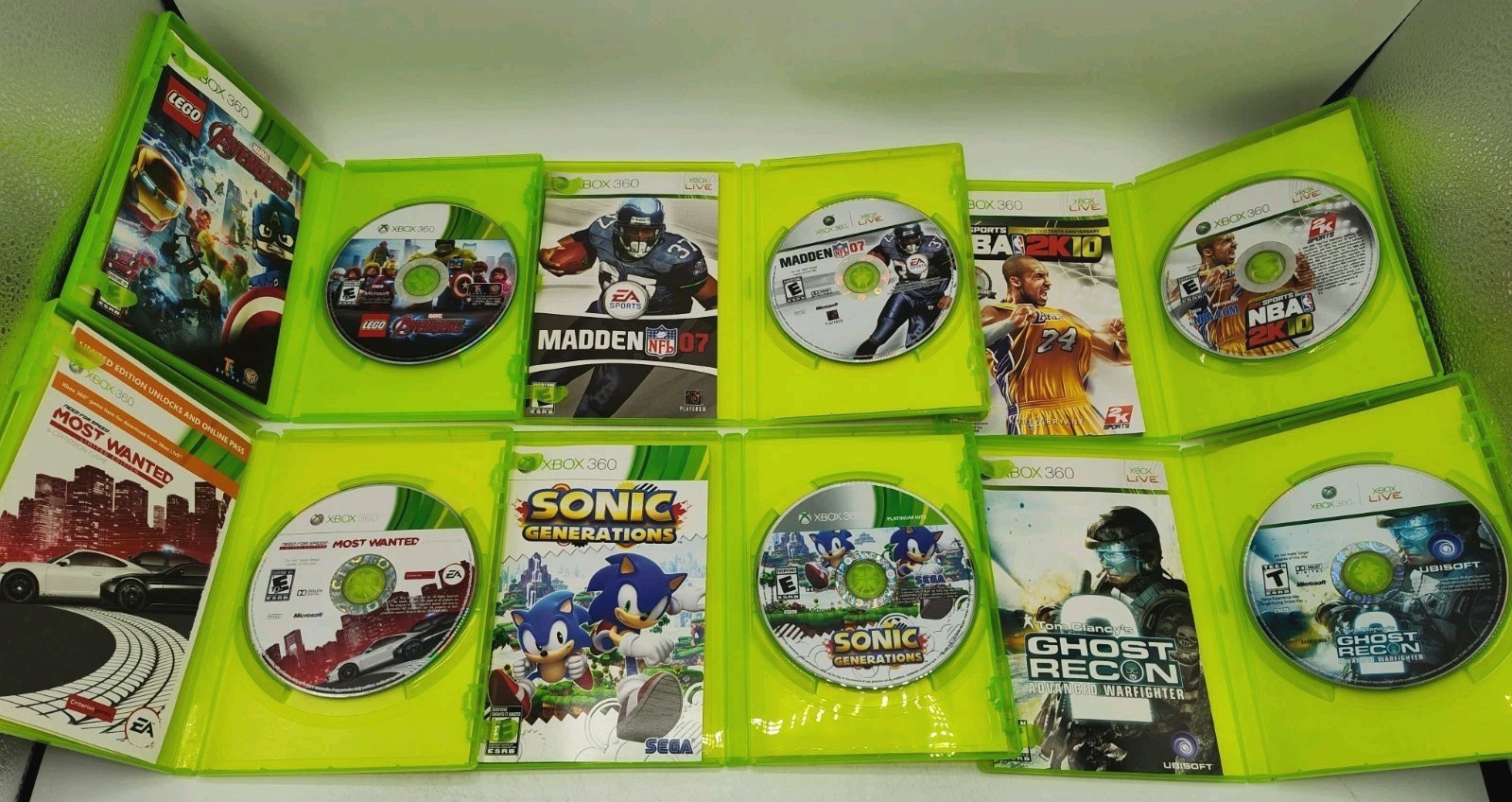 Microsoft Xbox 360 S Console 250GB HDD Bundle + 12 Games + 2 Controllers Tested!
