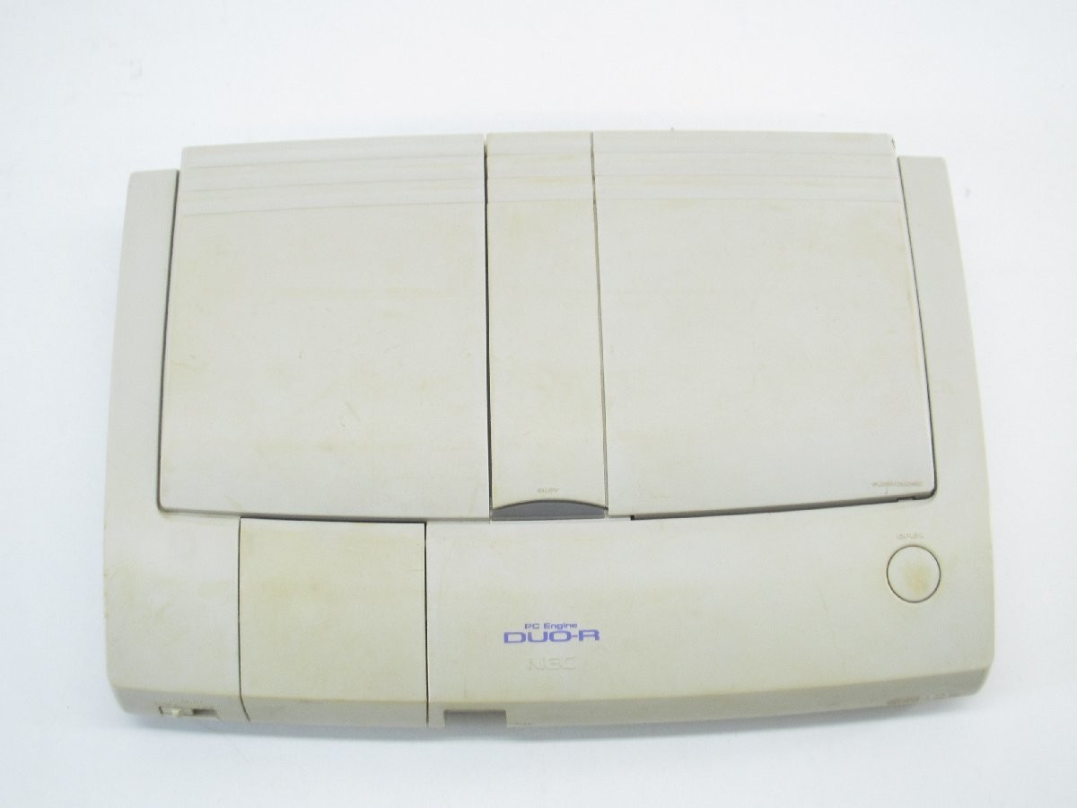 NEC PC Engine DUO-R PI-TG10 SUPER CD-ROM Retro Game Console w/ Controller Manual