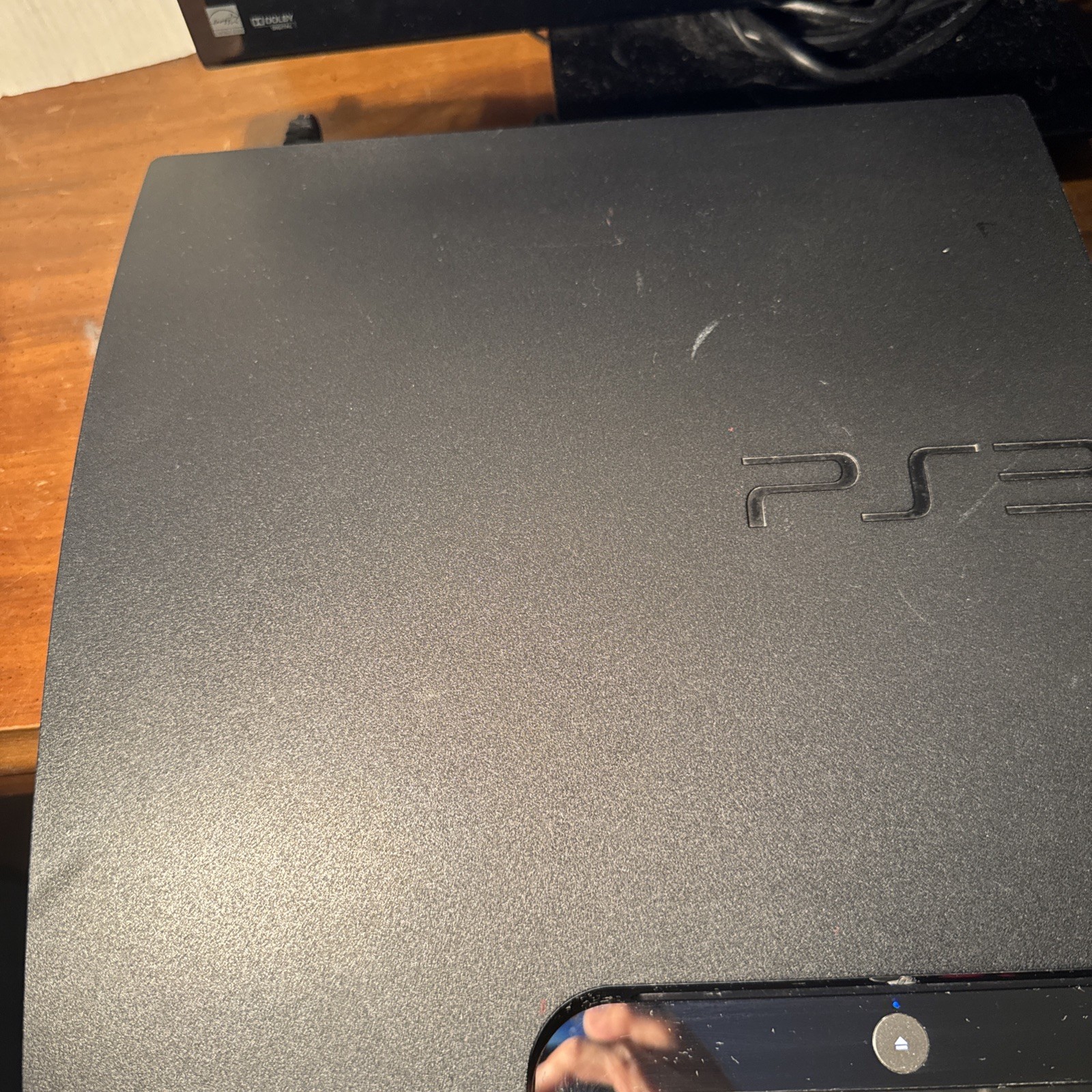 PS3 Black CECH 2500A 160GB Console Slim W Cables And 1 Comtrol
