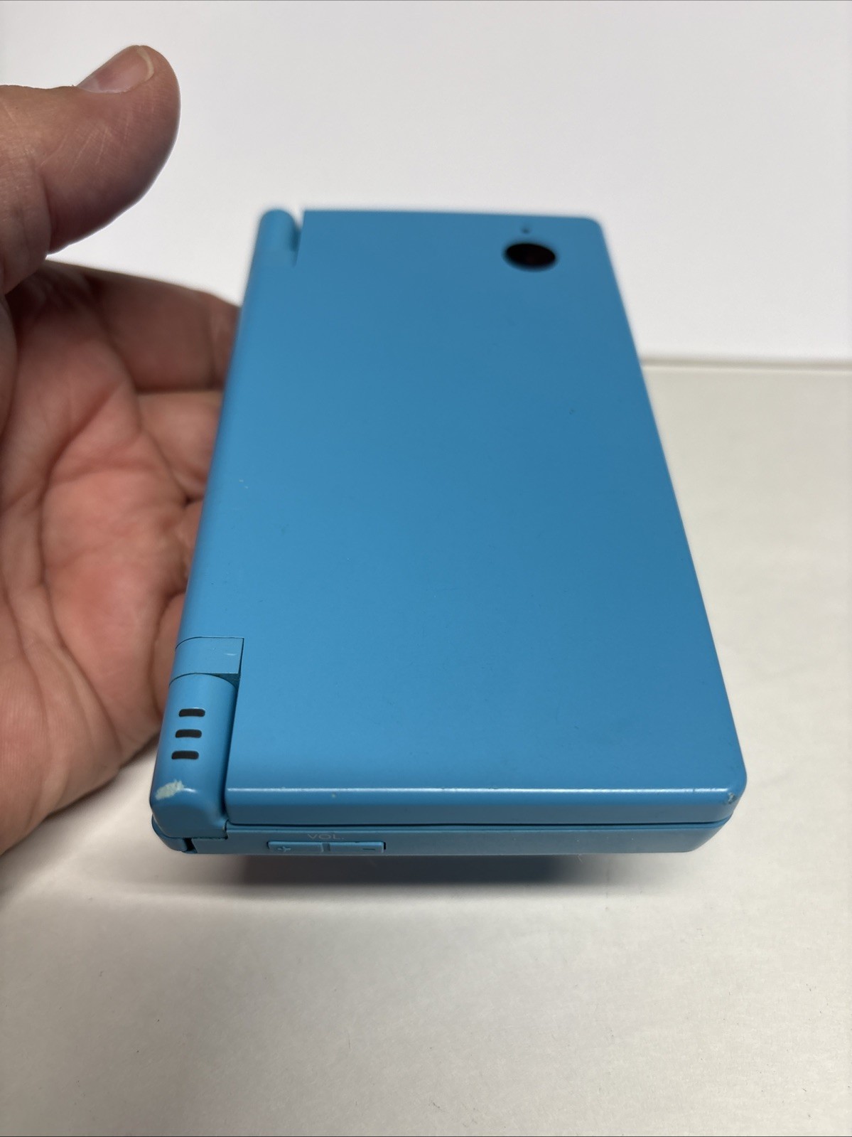 Nintendo DSi Handheld Game Console TWL-001 Teal Blue No Charger Or Stylus Tested