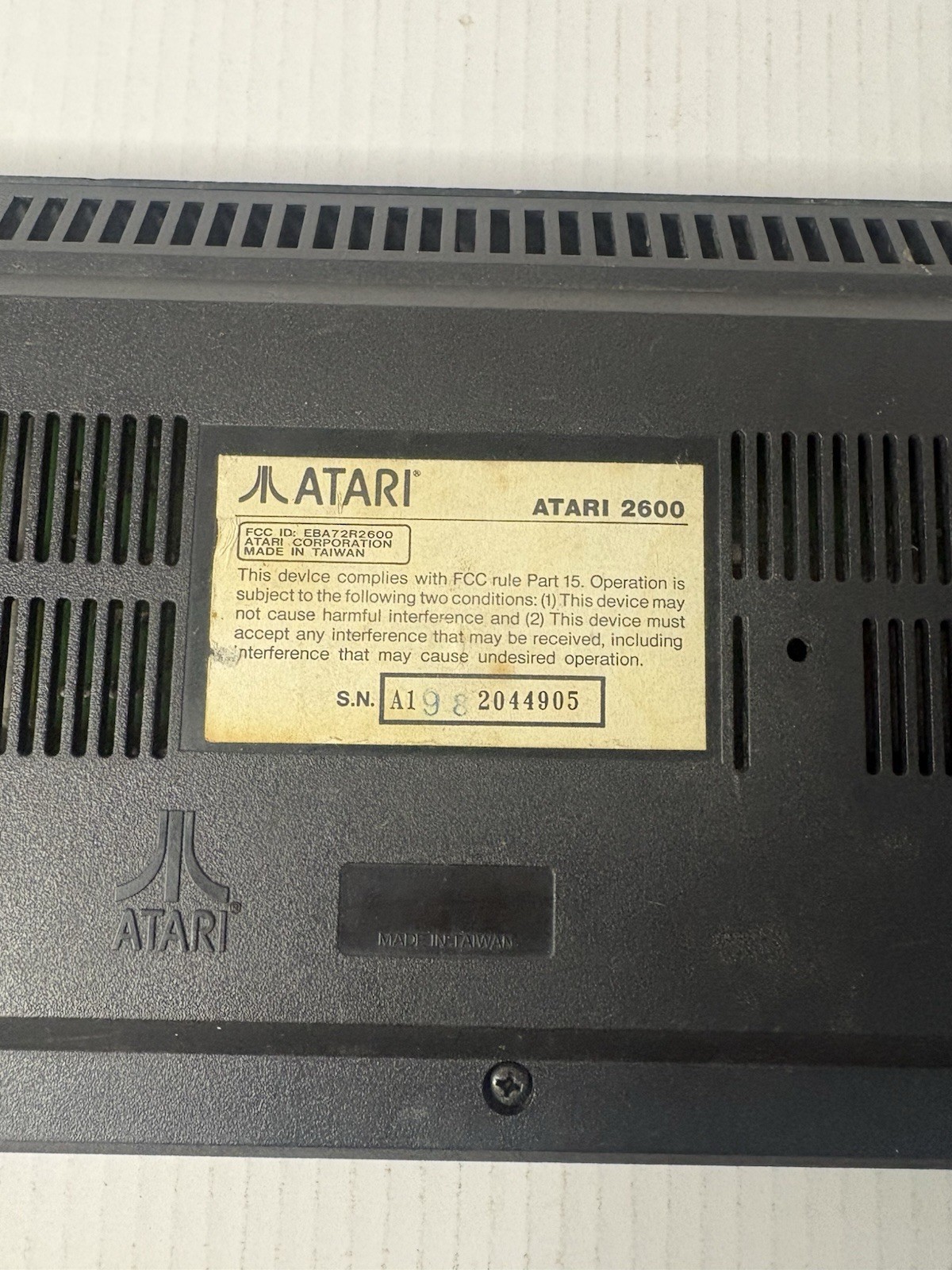 Atari 2600 Junior Jr Console System Bundle 12 Games, Joystick And Storage Case.