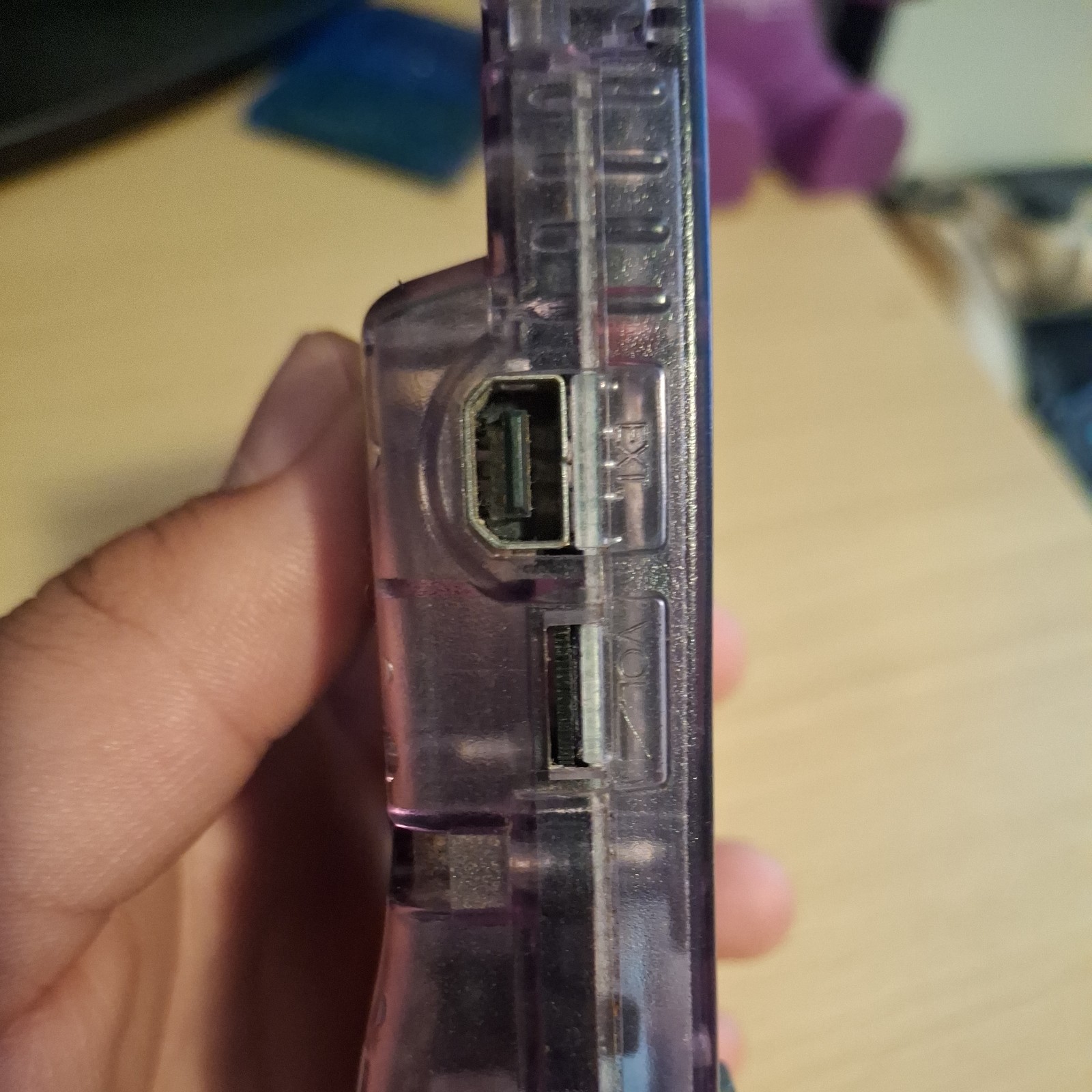 Nintendo Game Boy Color Handheld System – Atomic Purple, No battery cover