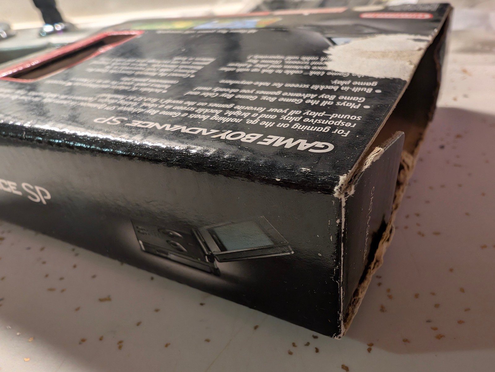 Nintendo Game Boy Advance SP ORIGINAL BOX with INSERT & MANUAL ONLY