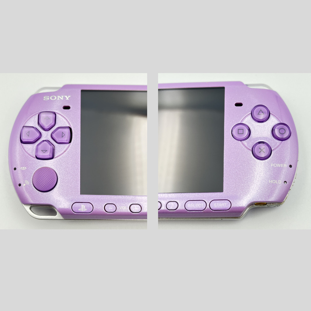 Sony PSP-3000 Console Violet Monster Hunter Limited Airou Village Box w/8GB-Mint