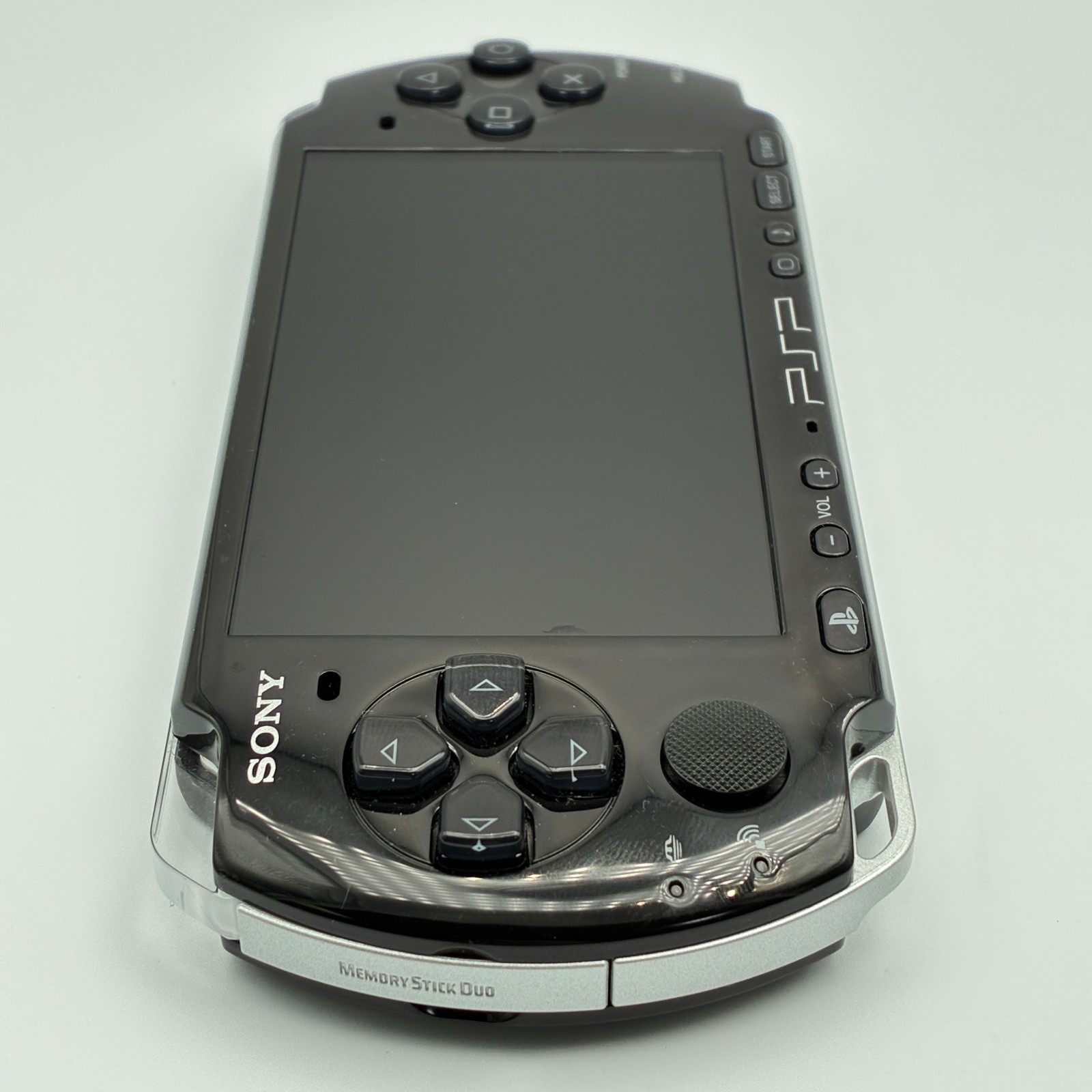 PSP-3000 Black w/ Glass Lens IPS Screen Upgrade New Battery USB-C connector 4GB