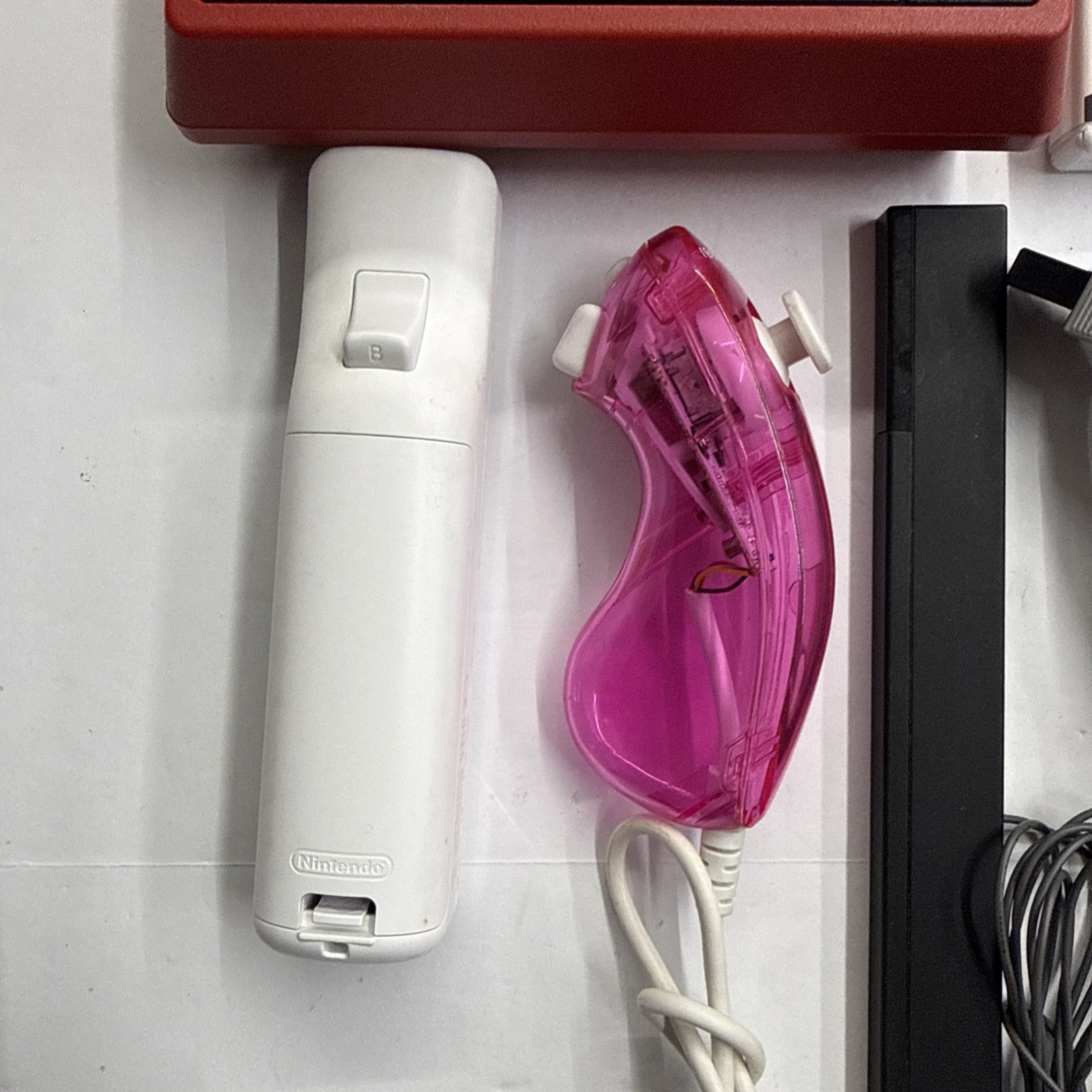 Wii – Nintendo Wii Mini Black Red Video Game Console Tested Working #2945