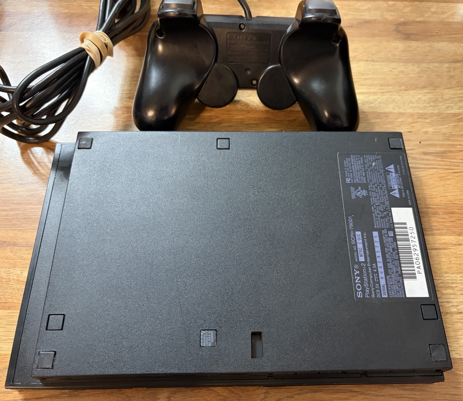 Sony PlayStation 2 Slim SCPH-79001 Black NTSC-U/C Console w/ Controller