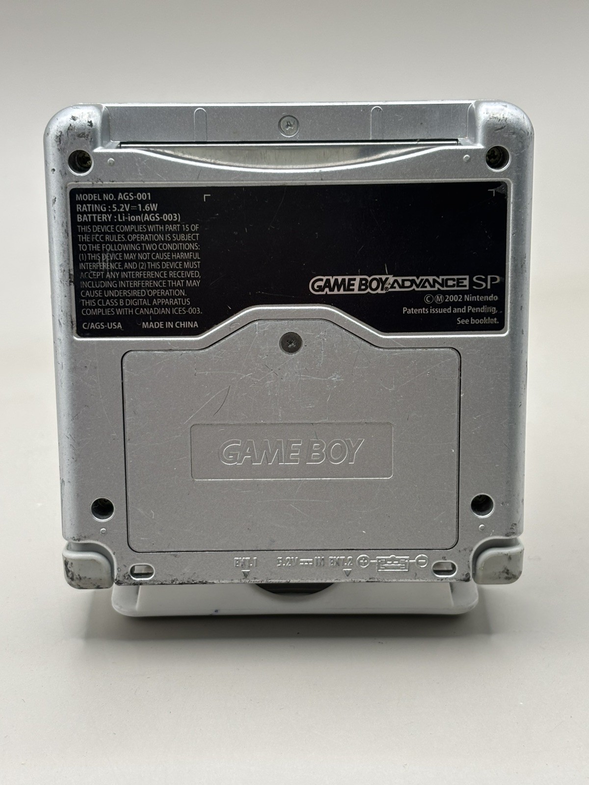 Nintendo Game Boy Advance SP – Silver (G30) READ DESCRIPTION