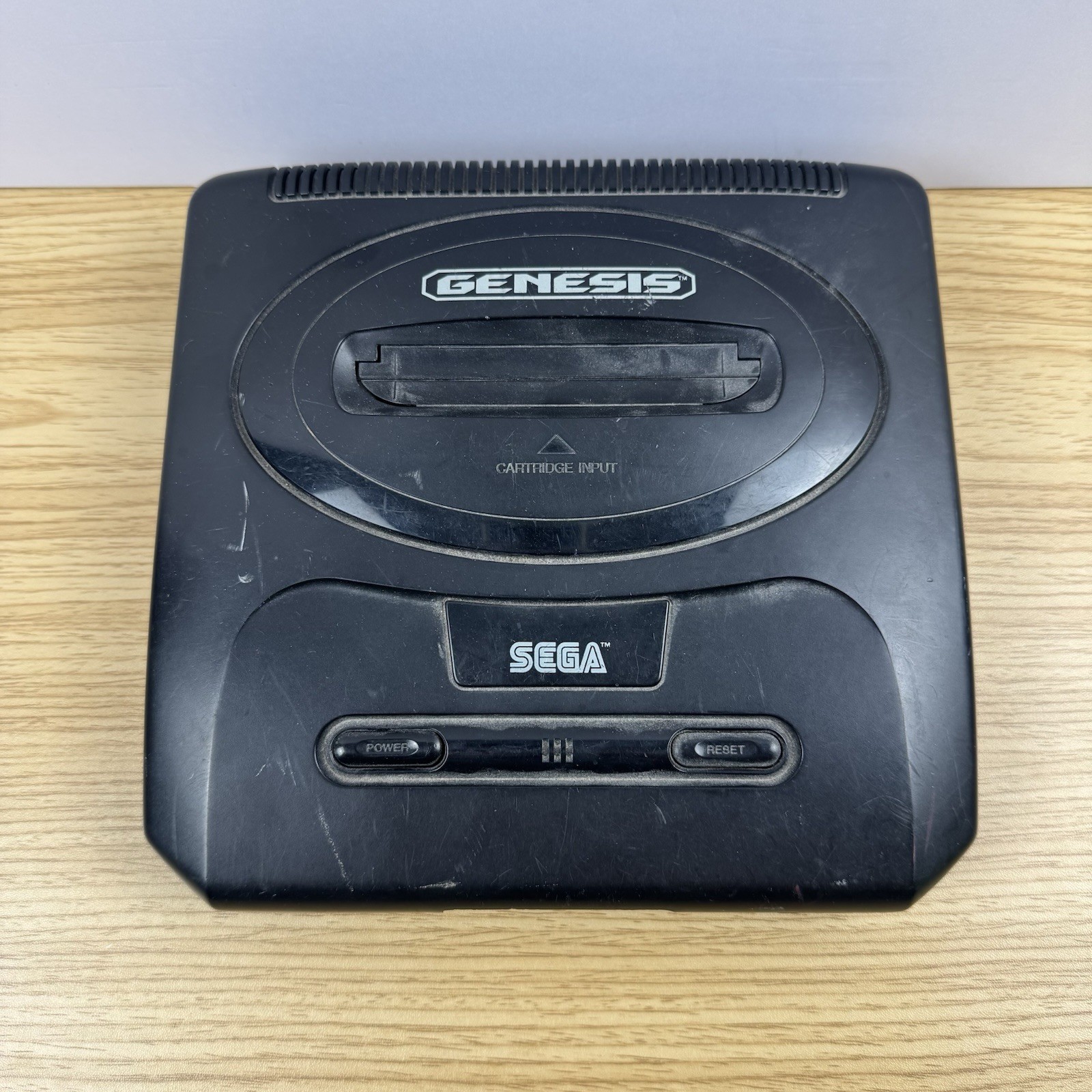 Sega Genesis 2 Black MK-1631 Video Game Console Turns On