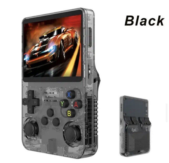 R36S Retro Handheld Video Game Console 3.5 Inch IPS Screen 64GB R35s Pro Video