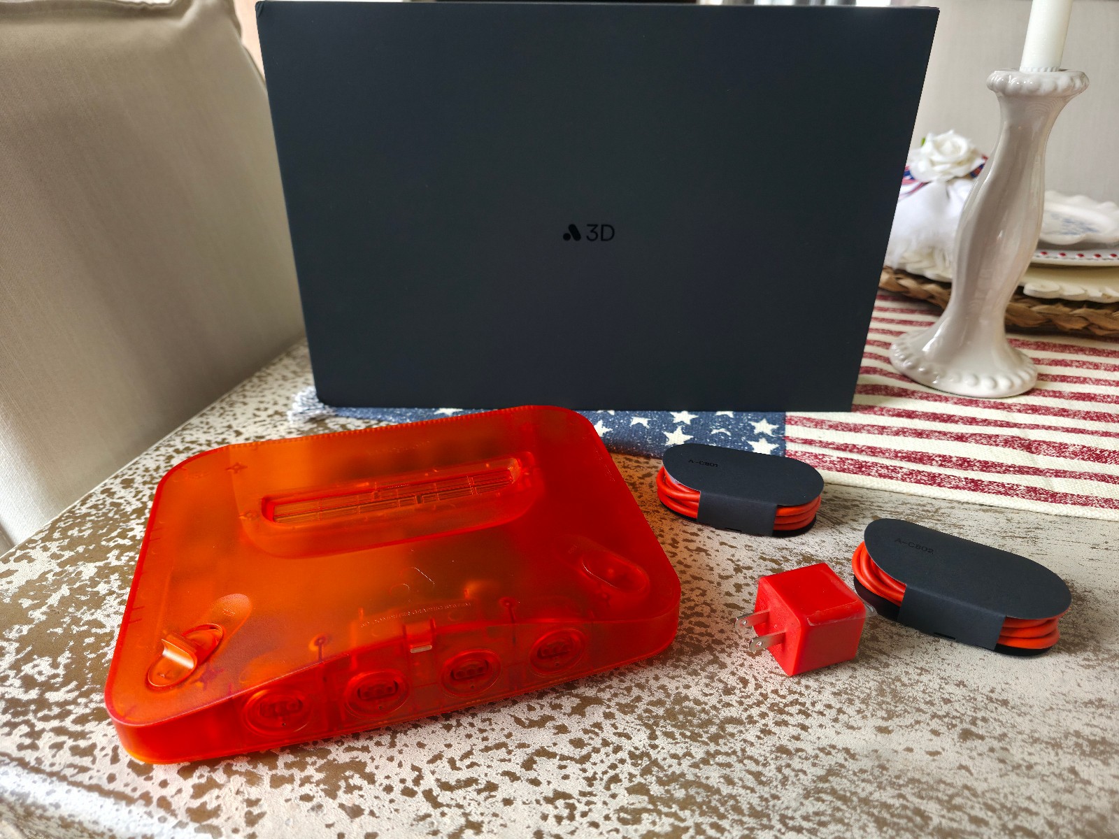 Analogue 3D Funtastic Fire Orange Limited Edition