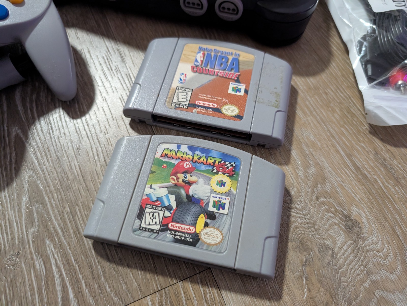 Nintendo 64 N64 Console System Bundle W/ Controller, Cables, Mario Kart | Tested