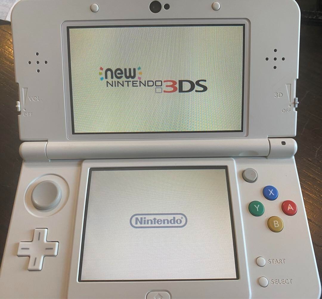 Nintendo New 3DS White Console Working Tested Japanese ver
