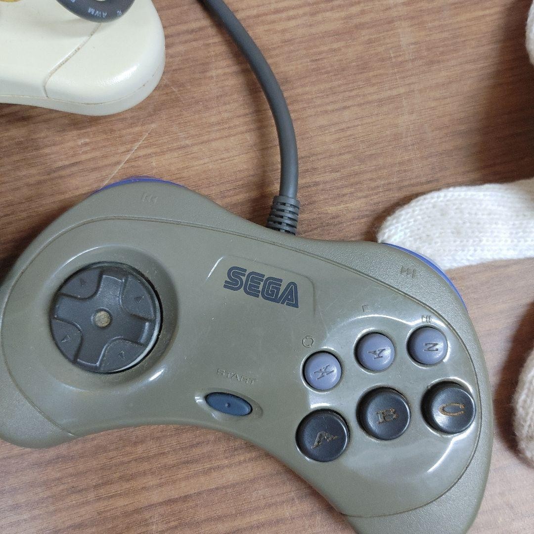 Sega Saturn Console HST-3220 Controller Cables Used Tested from Japan