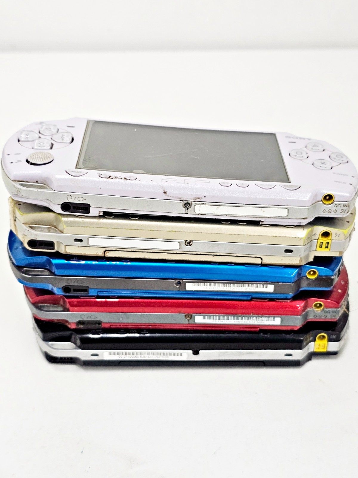 Sony PSP Console Lot 5pc JUNK UNTESTED