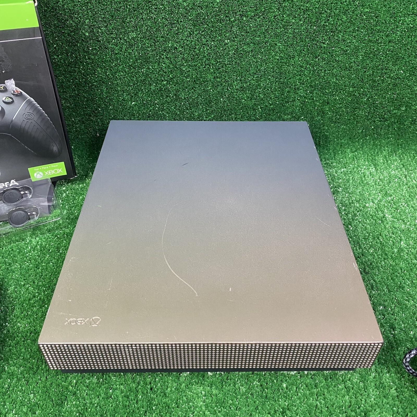 Microsoft Xbox One X 1787 Gold Rush Limited Edition 1TB Console W/Controller