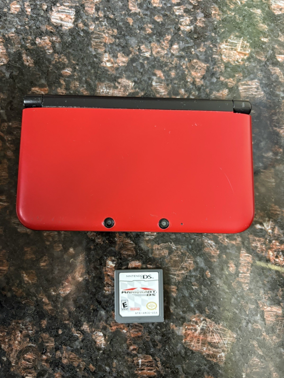 New Nintendo 3DS XL Handheld Game Console RED-001 Black