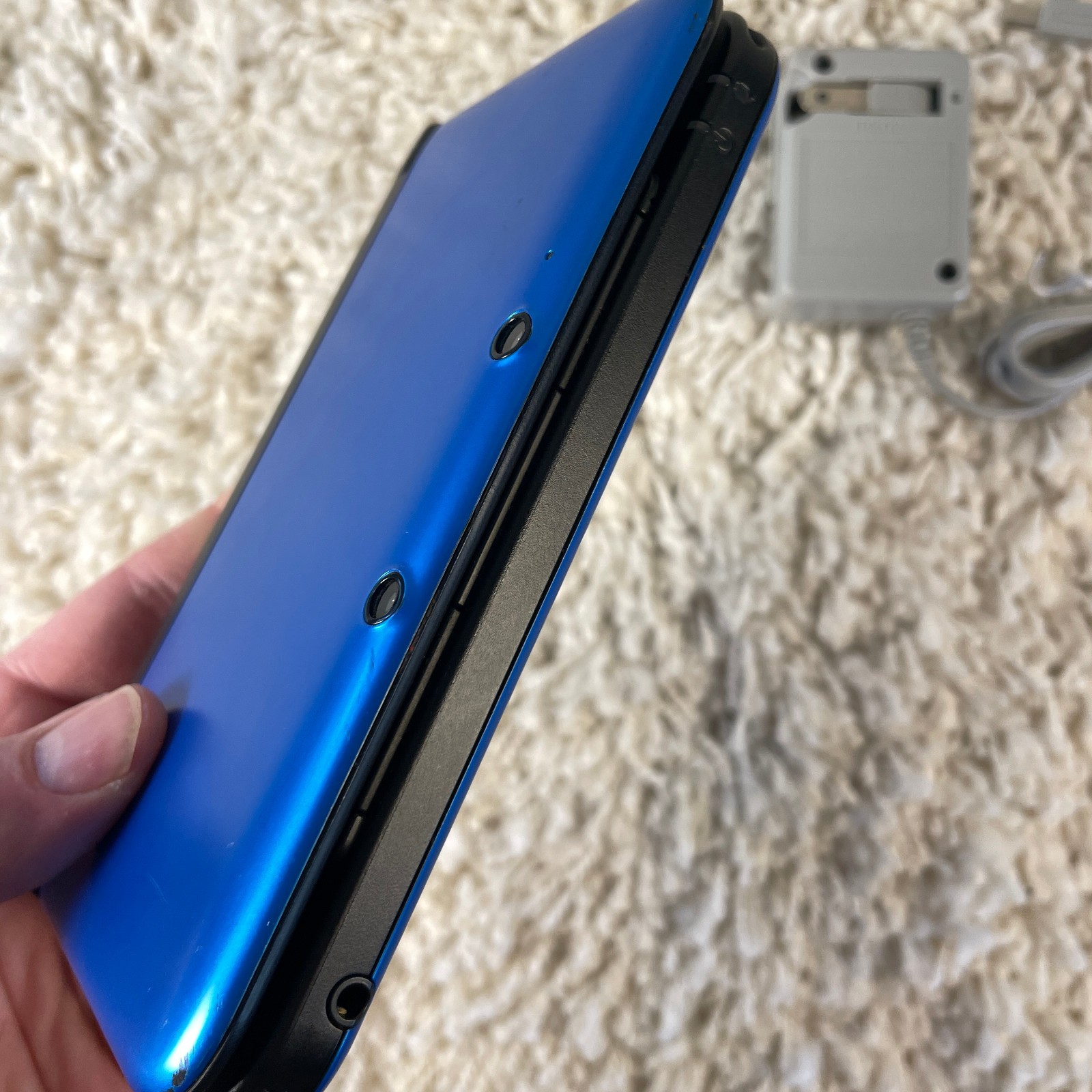 Nintendo 3DS XL Blue Black Handheld Console System SPR-001 Tested