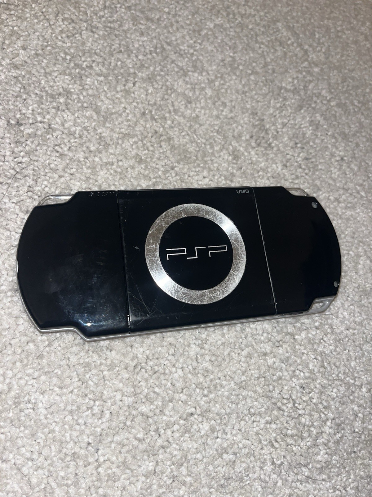 PSP 2001 Black Game Console With 12 Games