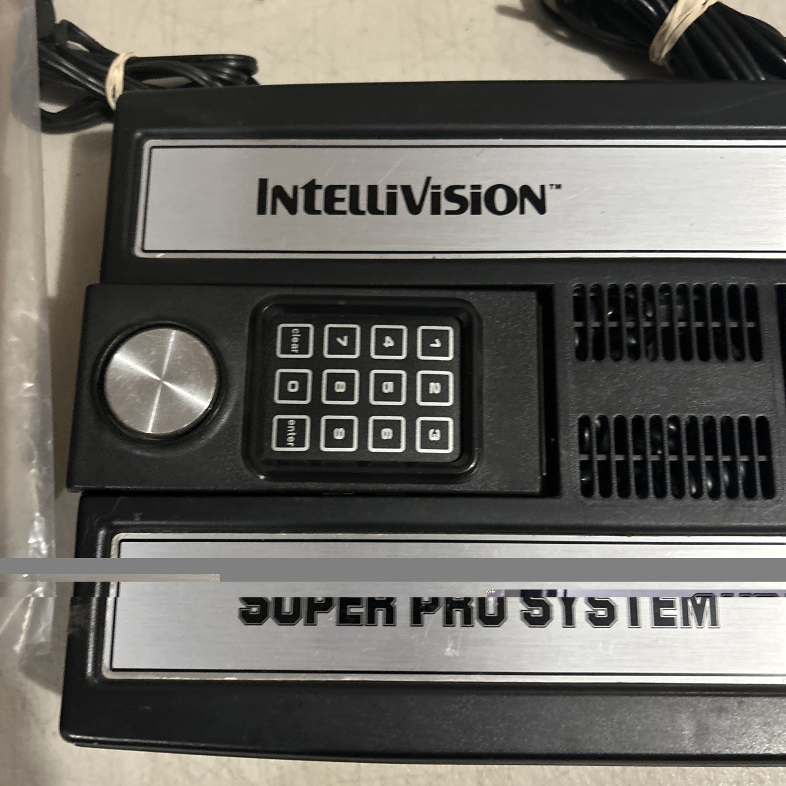 Intelllivision Super Pro System Console & Box Untested Incomplete Read As Is