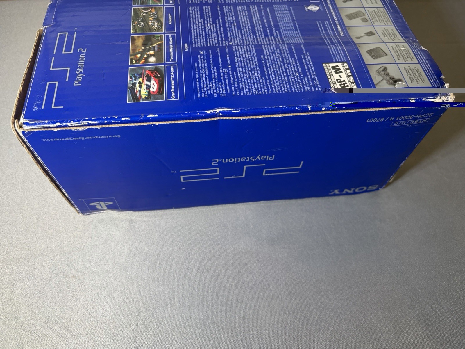 Sony PlayStation 2 PS2 Black Game System SCPH-30001 Complete Mint Cond
