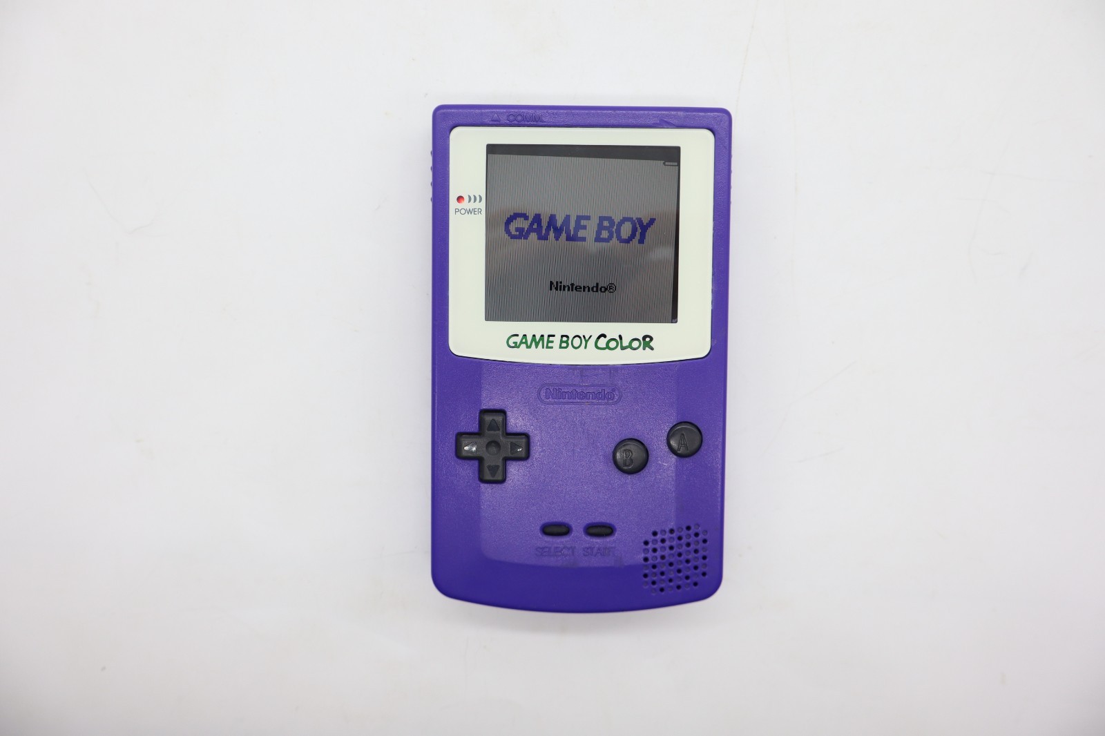 Nintendo Gameboy Color GBC Grape Purple CGB-001 PARTS Backlit Display