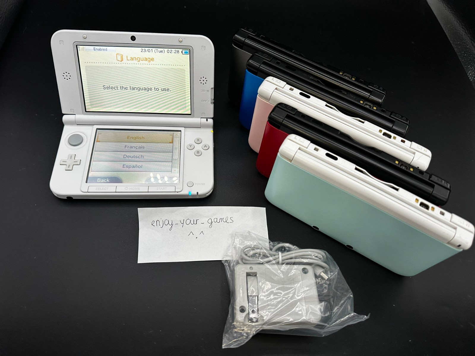 Nintendo 3DS & 3DS XL LL Tested | English | Charger | USA Seller – Ship in 1-DAY
