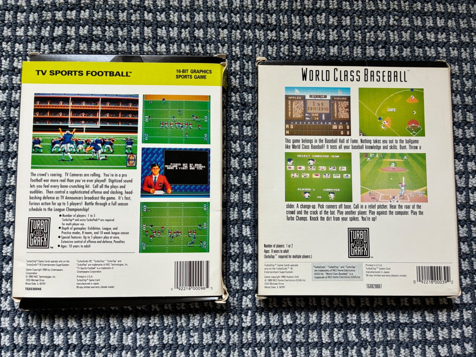 TurboGrafx-16 Console Bundle – TESTED – Bloody Wolf CIB JJ & Jeff Battle Royale