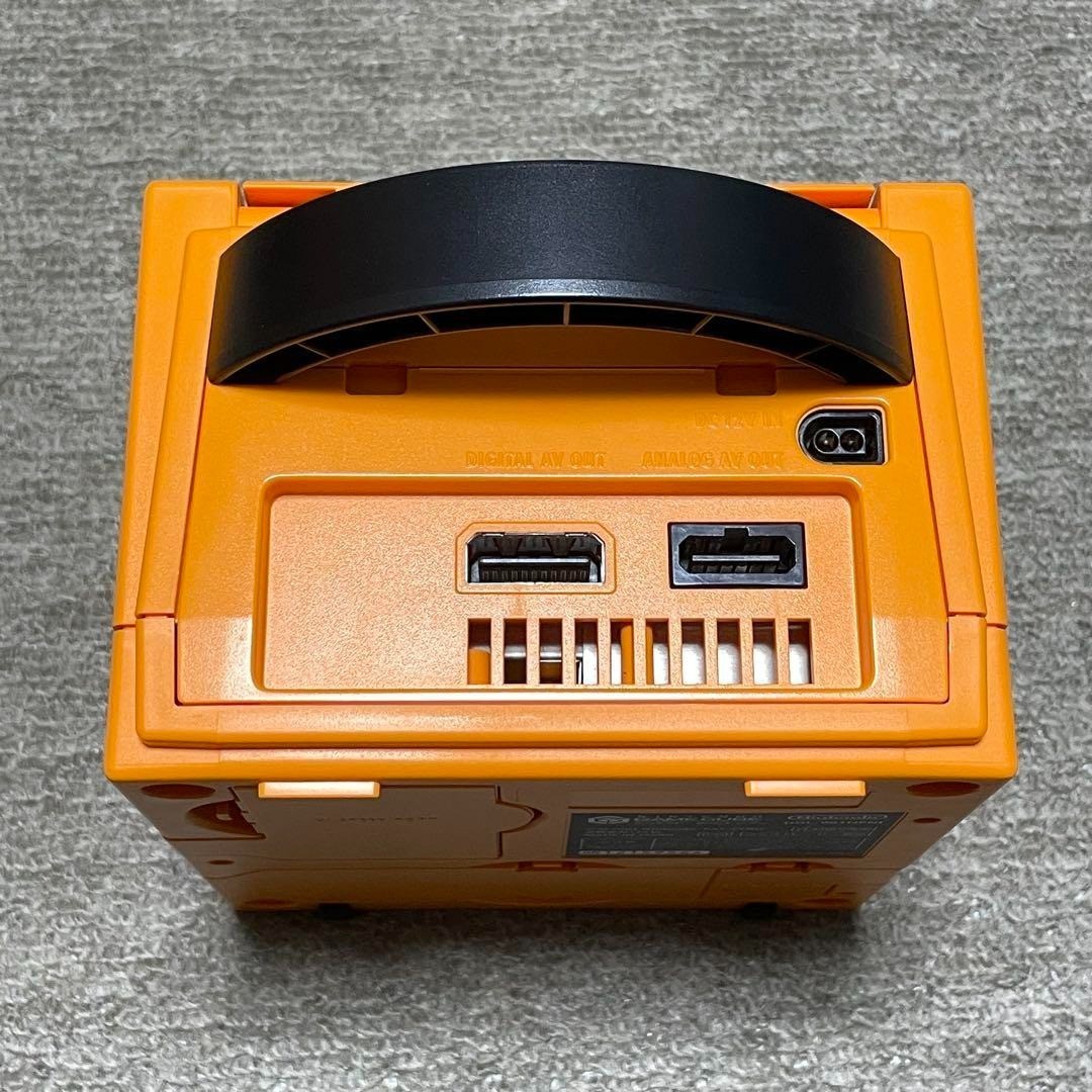 Nintendo GameCube Console Orange DOL-001 w/ Controller AV & Power Cable