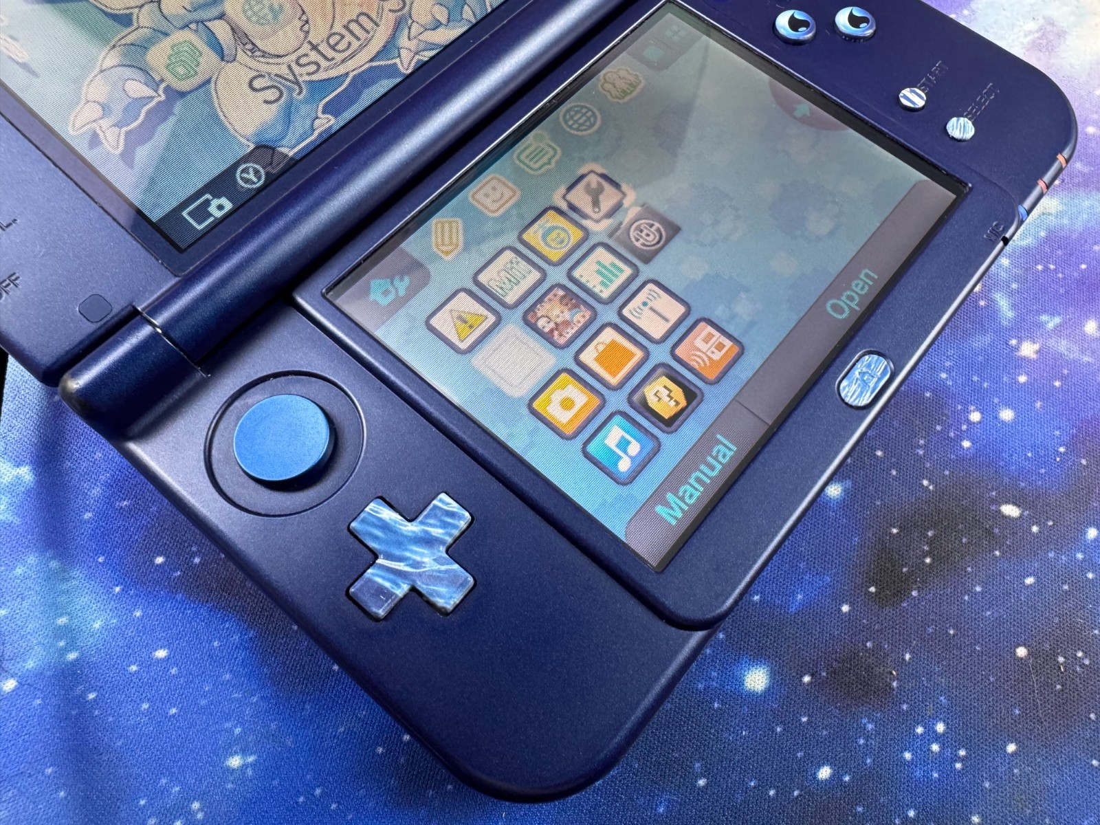 LOOPY USB-C INBUILT CAPTURE CARD Blue New Nintendo 3DS XL Console 128gb UV SHELL