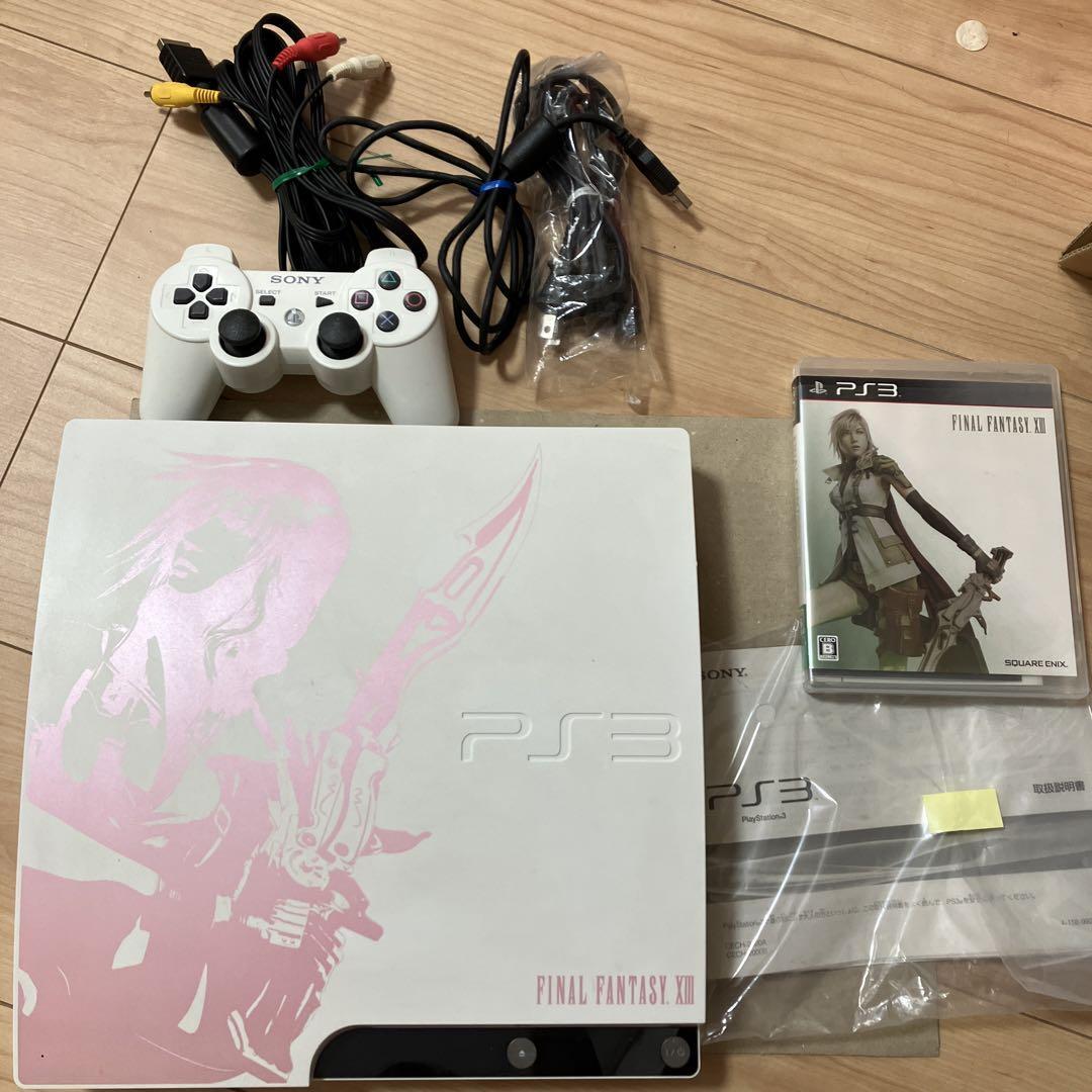 Sony PlayStation 3 PS3 FINAL FANTASY XIII Lightning Edition Console very good