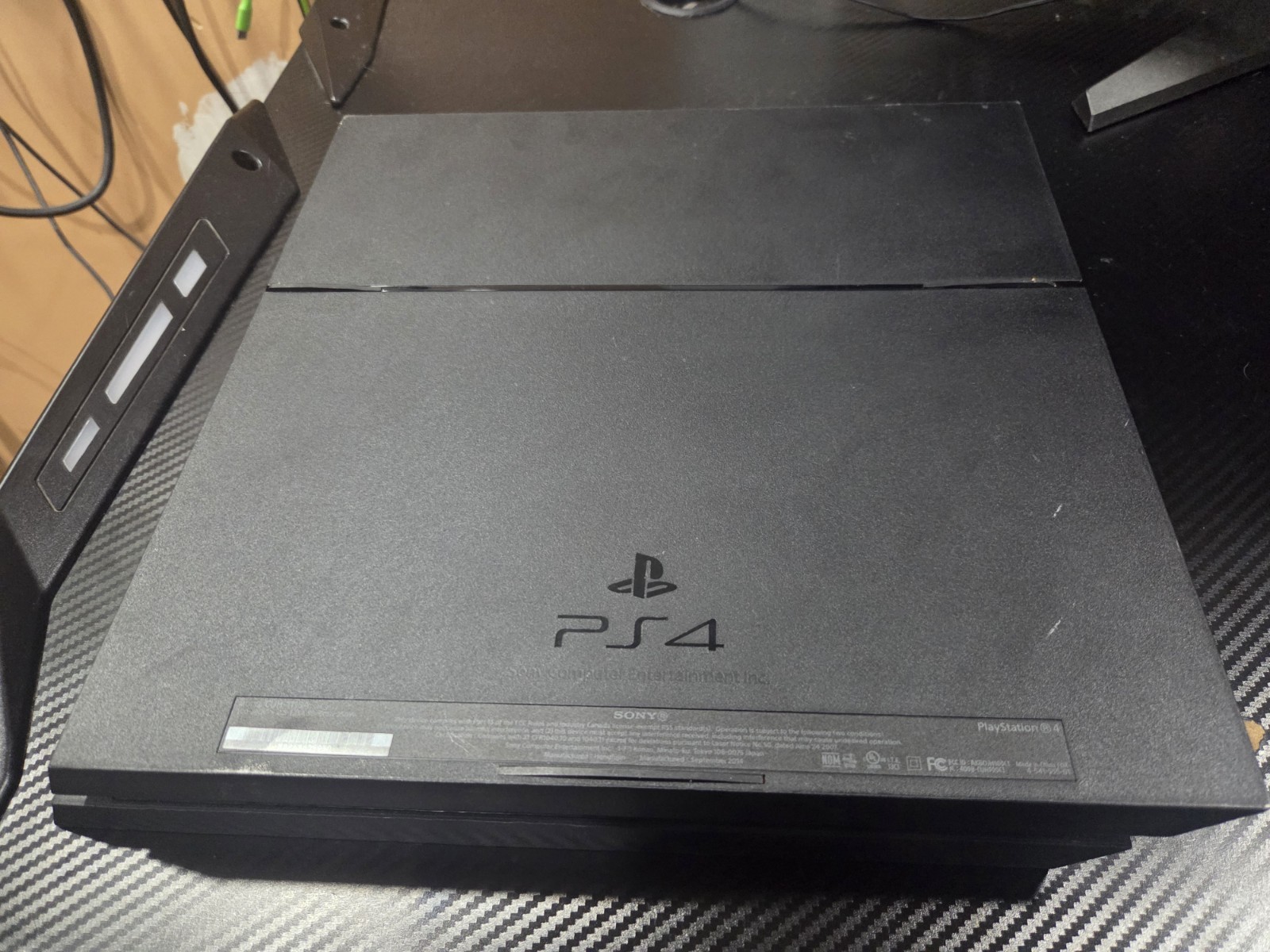 Sony PlayStation 4 PS4 500GB Black Console Tested W/ Power Cord & HDMI
