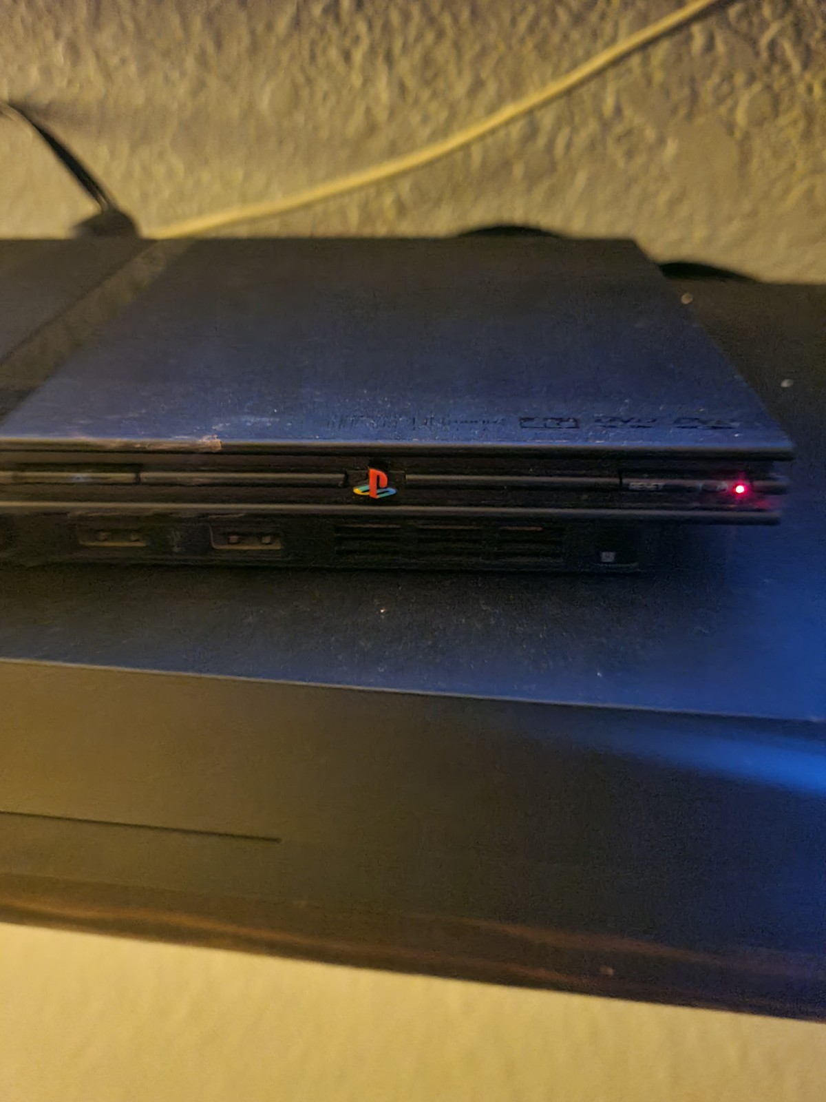 Sony PlayStation 2 Slim Power Cord with 2 Controllers And Sly Cooper