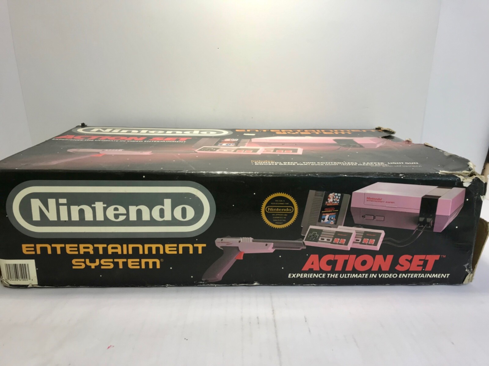 Original Nintendo Entertainment System: Action Set (NES) Gray Gun Tested