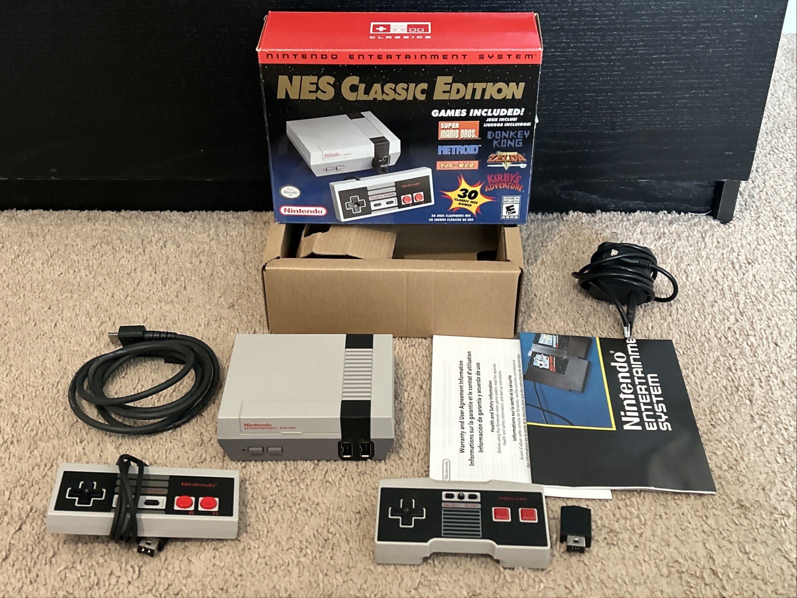Nintendo Classic Edition Console NES Mini System Complete W Extra Controller