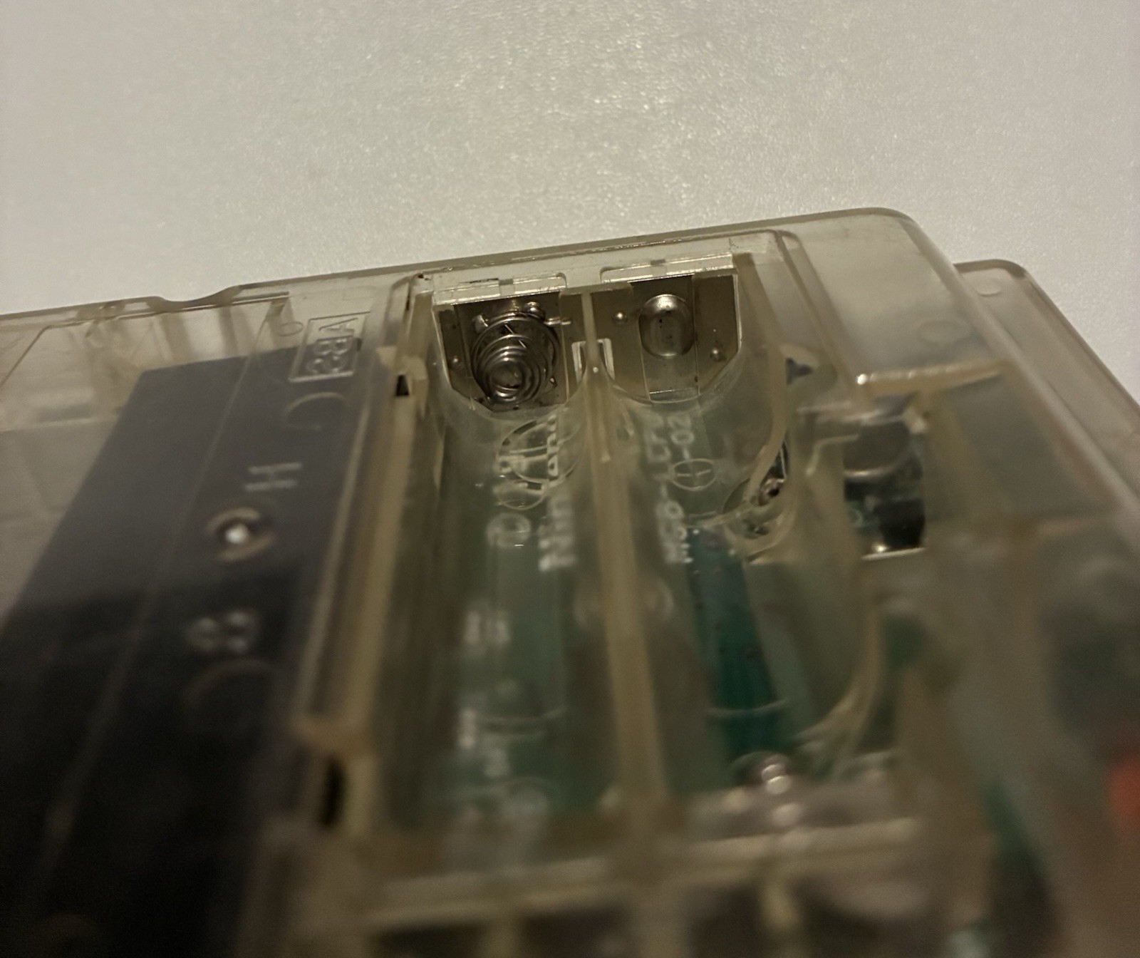Nintendo Gameboy Pocket Transparent Clear MGB-001 Tested and Working